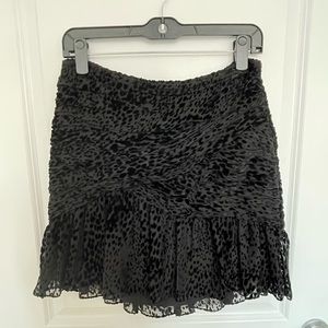 ALC BURNOUT LEOPARD SKIRT